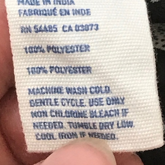 American Eagle Keyhole Tie Blouse – Black & White Floral Stripe – Size Small Pet - Picture 7 of 9